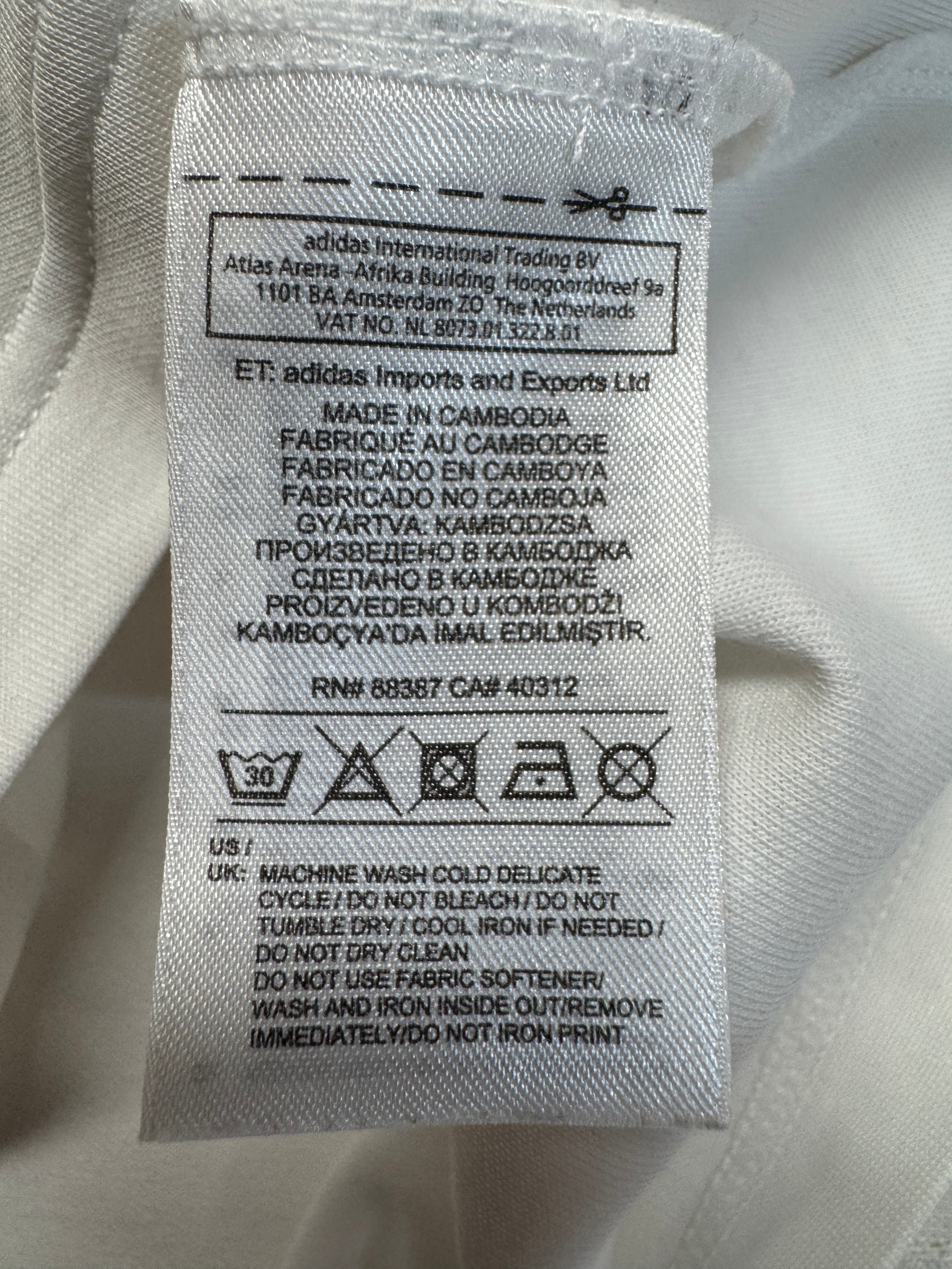 2016 Adidas Tanktop DFB Retro Weiß