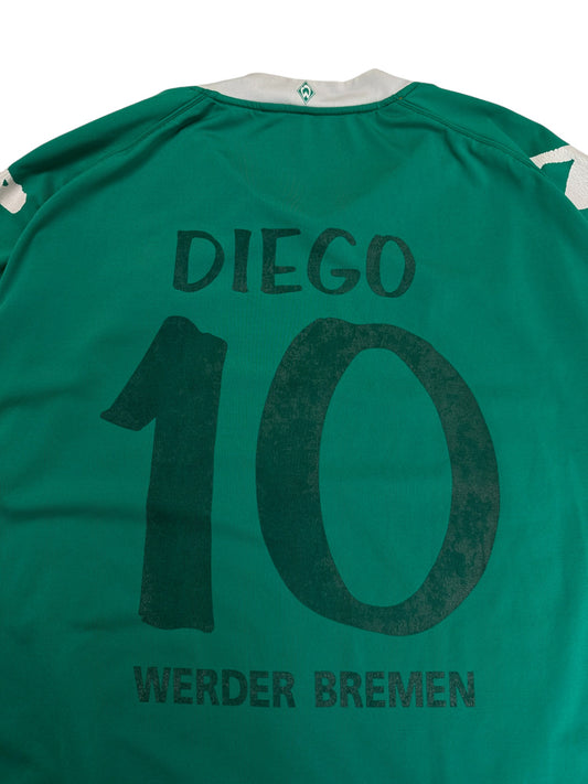 2007/08 Kappa Trikot Werder Bremen Citibank #10 Diego Grün XL-XXL