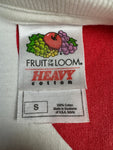 Vintage Fruit Of The Loom Shirt "I<3NY" Basic Weiß S