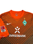 2011/2012 Nike Trikot Werder Bremen Targobank #10 Grün Orange XXL