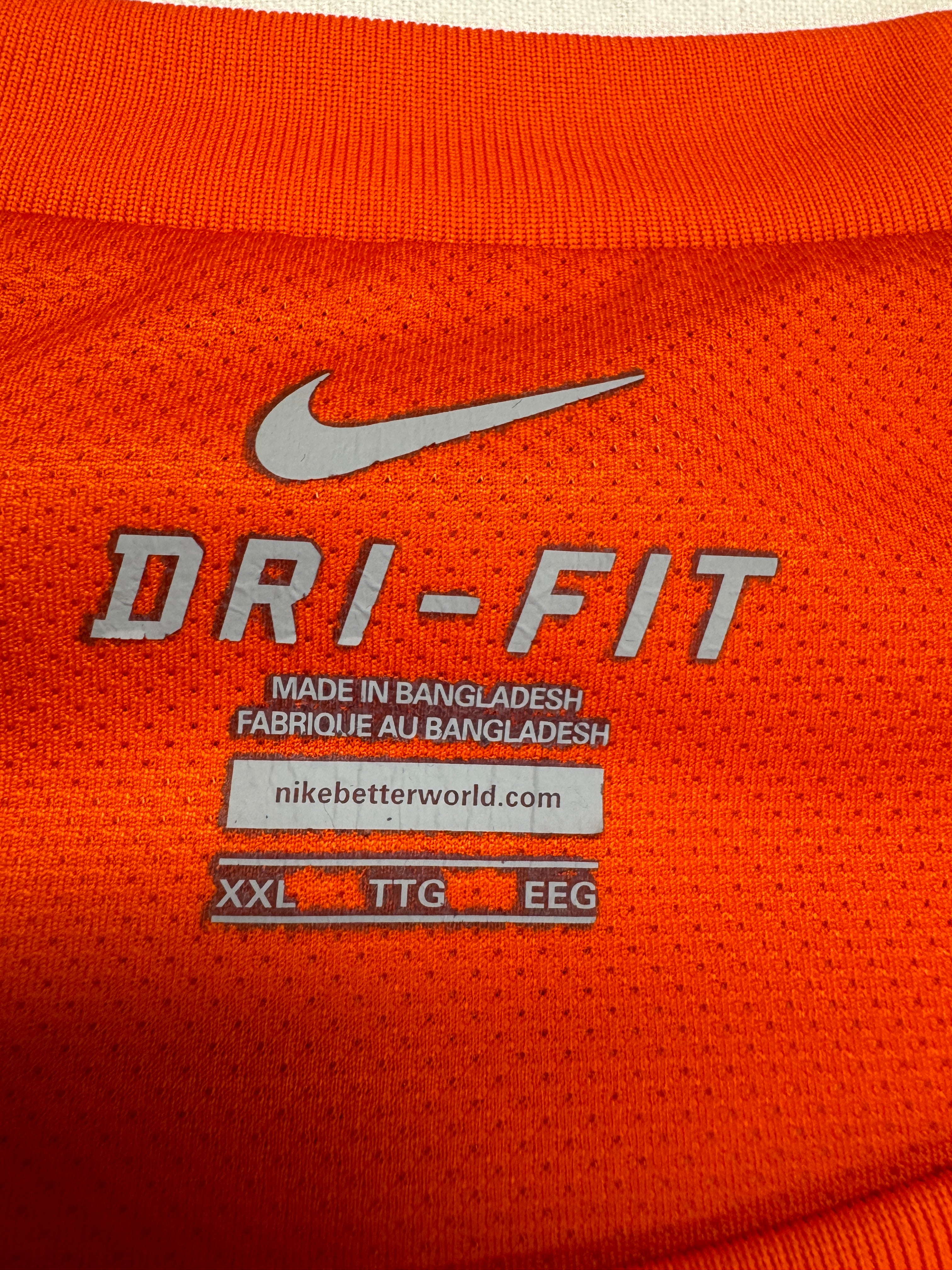 2011/2012 Nike Trikot Werder Bremen Targobank #10 Grün Orange XXL