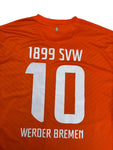 2011/2012 Nike Trikot Werder Bremen Targobank #10 Grün Orange XXL