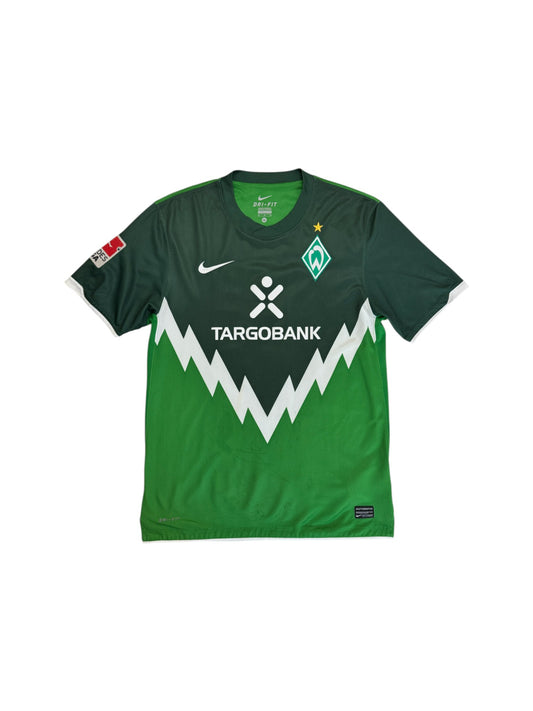 2010/11 Nike Trikot Werder Bremen Targobank Mit Unterschriften Grün M