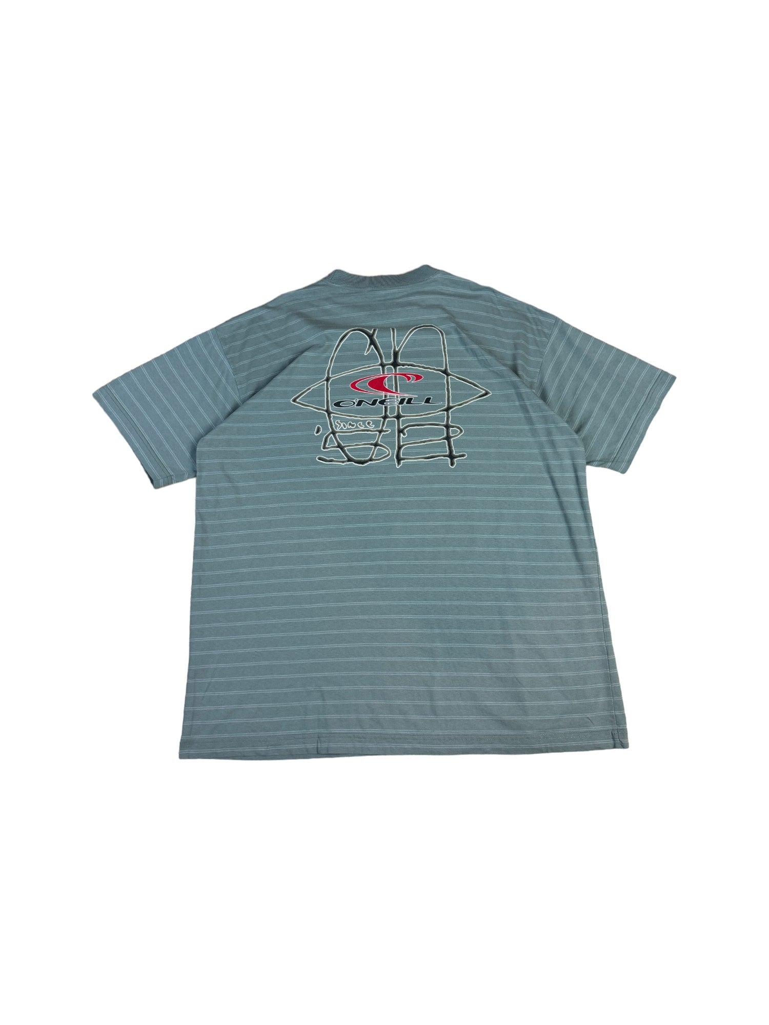 Vintage O'Neill Shirt Gestreift Blau Grau XXL