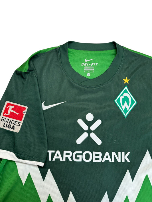 2010/11 Nike Trikot Werder Bremen Targobank Mit Unterschriften Grün M