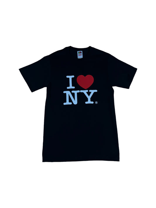 Fruit Of The Loom Shirt "I<3NY" Schwarz S