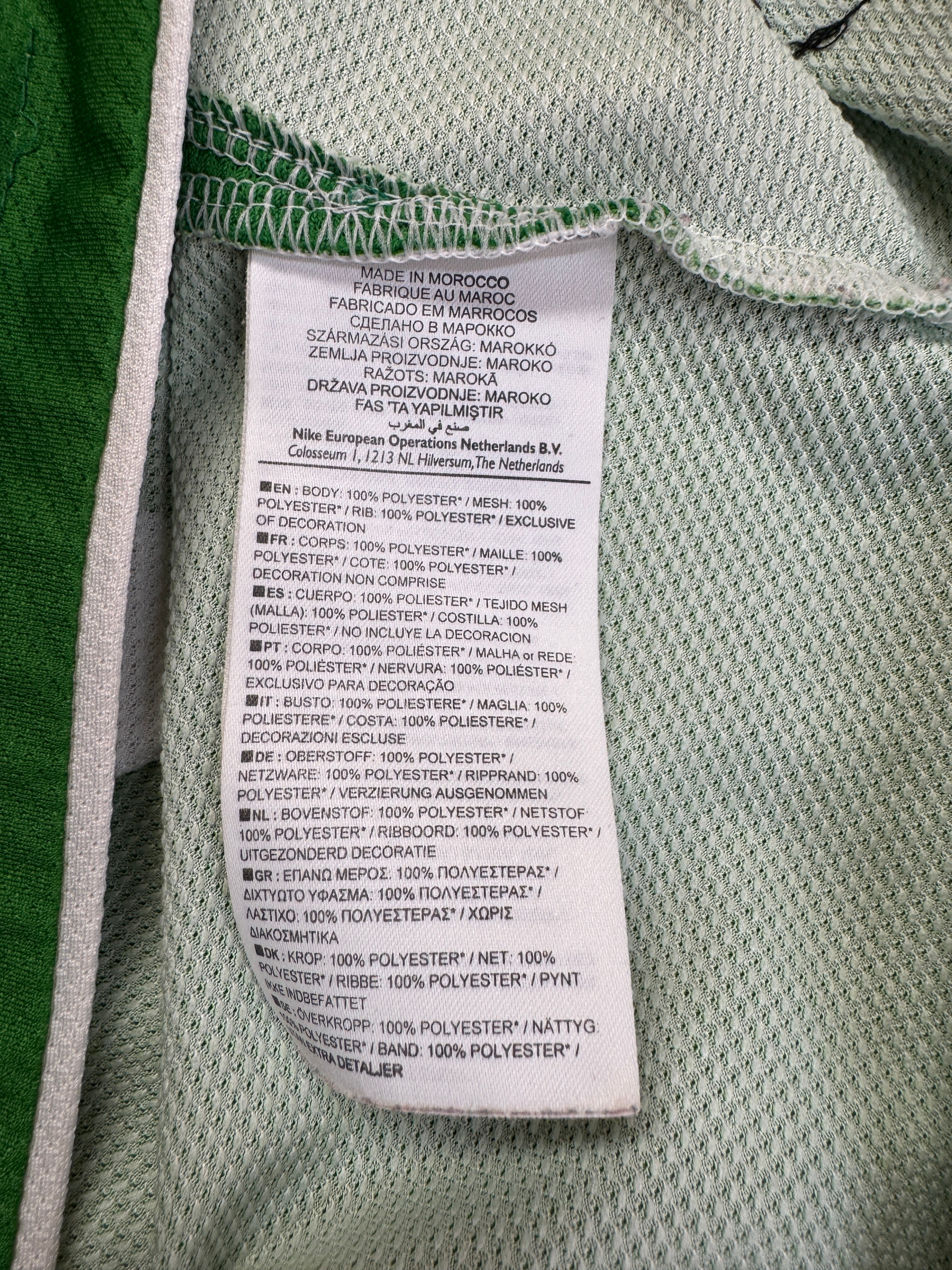 2010/11 Nike Trikot Werder Bremen Targobank Mit Unterschriften Grün M