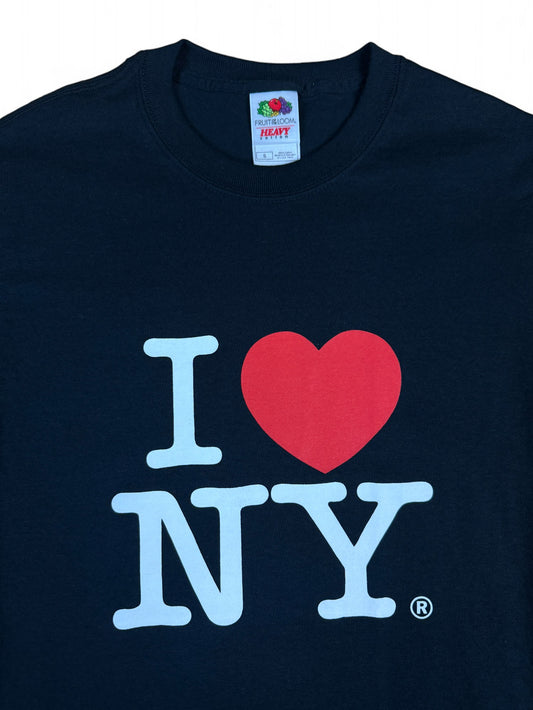 Fruit Of The Loom Shirt "I<3NY" Schwarz S