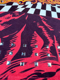 Christian Audigier Shirt Strass Allover-Print Rot S