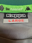 2017/18 Kappa Trikot Borussia Mönchengladbach Postbank Grau Grün L