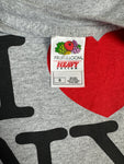 Fruit Of The Loom Shirt "I<3NY" Basic Grau S
