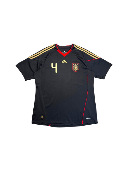 2010 Adidas Trikot DFB #10 Aogo Mit Unterschrift Schwarz