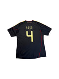 2010 Adidas Trikot DFB #10 Aogo Mit Unterschrift Schwarz