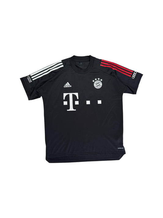 2020/21 Adidas Trikot FC Bayern München T Online Schwarz L