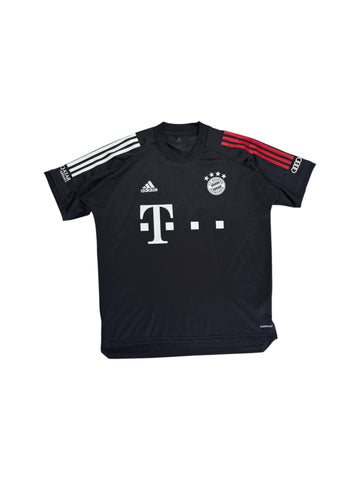2020/21 Adidas Trikot FC Bayern München T Online Schwarz L