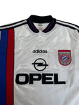 1996/98 Adidas Trikot FC Bayern Opel Made In EnglandWeiß L