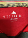 2014 Adidas Trikot DFB #13 Müller Gestreift Schwarz Rot