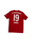 2020/21 Adidas Trikot FC Bayern München #19 Davies Rot L