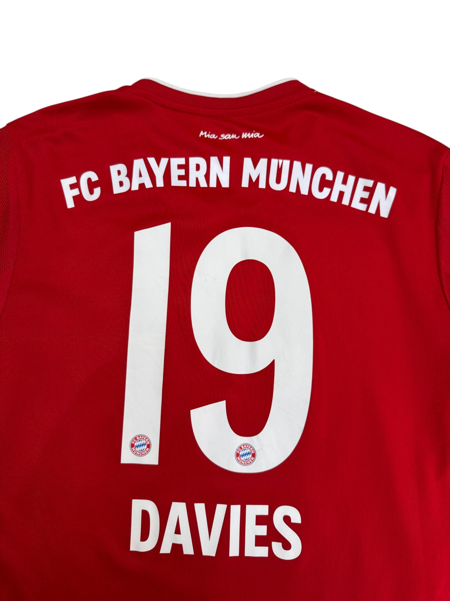 2020/21 Adidas Trikot FC Bayern München #19 Davies Rot L