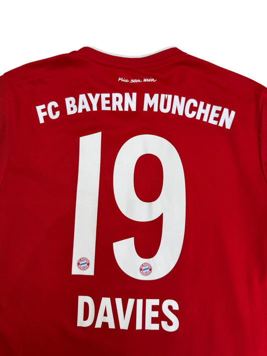 2020/21 Adidas Trikot FC Bayern München #19 Davies Rot L