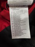 2014 Adidas Trikot DFB #13 Müller Gestreift Schwarz Rot