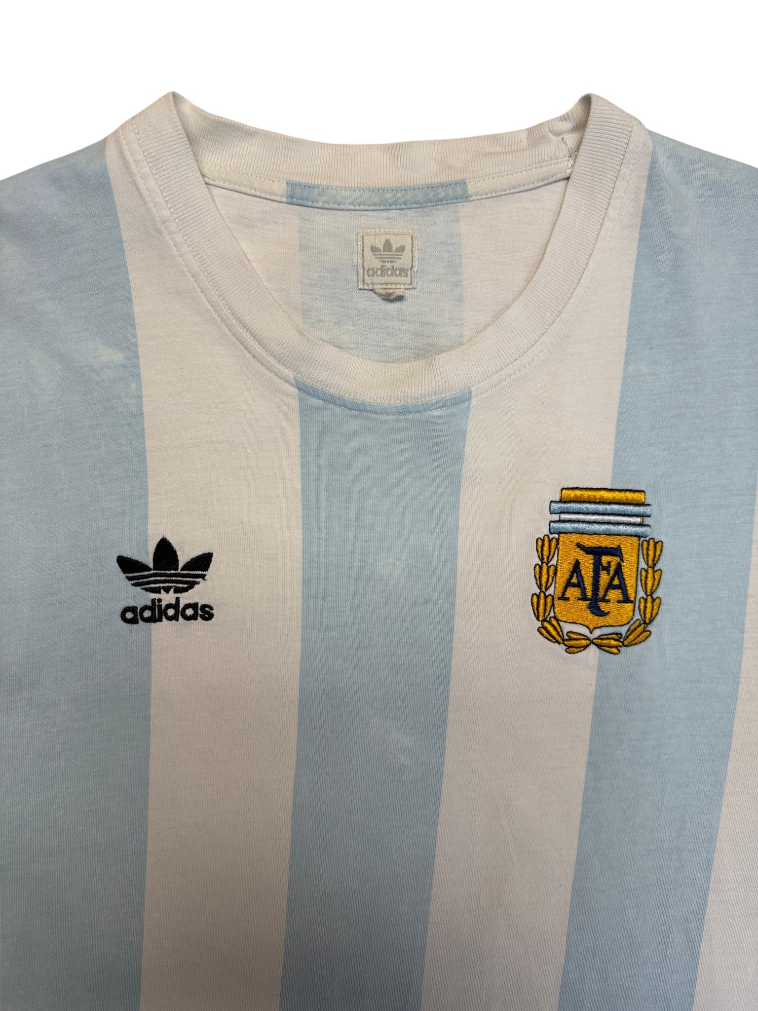 2005 Adidas Retro Shirt Argentinien 1974 Blau Weiß