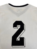 Retro Copa DFB Langarm Trikot 1970s #2 Weiß