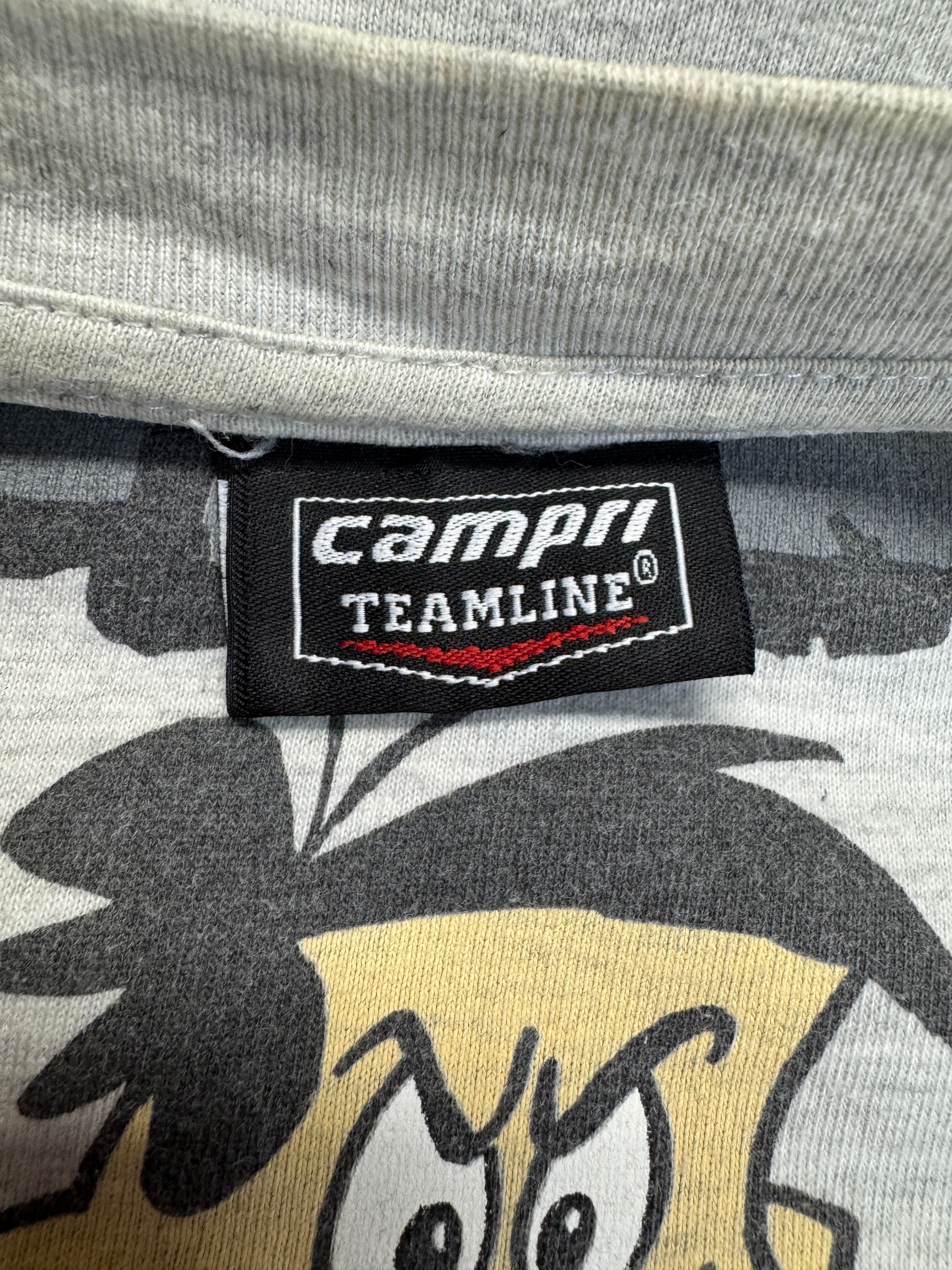 1994 Campri Teamline Shirt Flintstones x Los Angeles Raiders Grau L