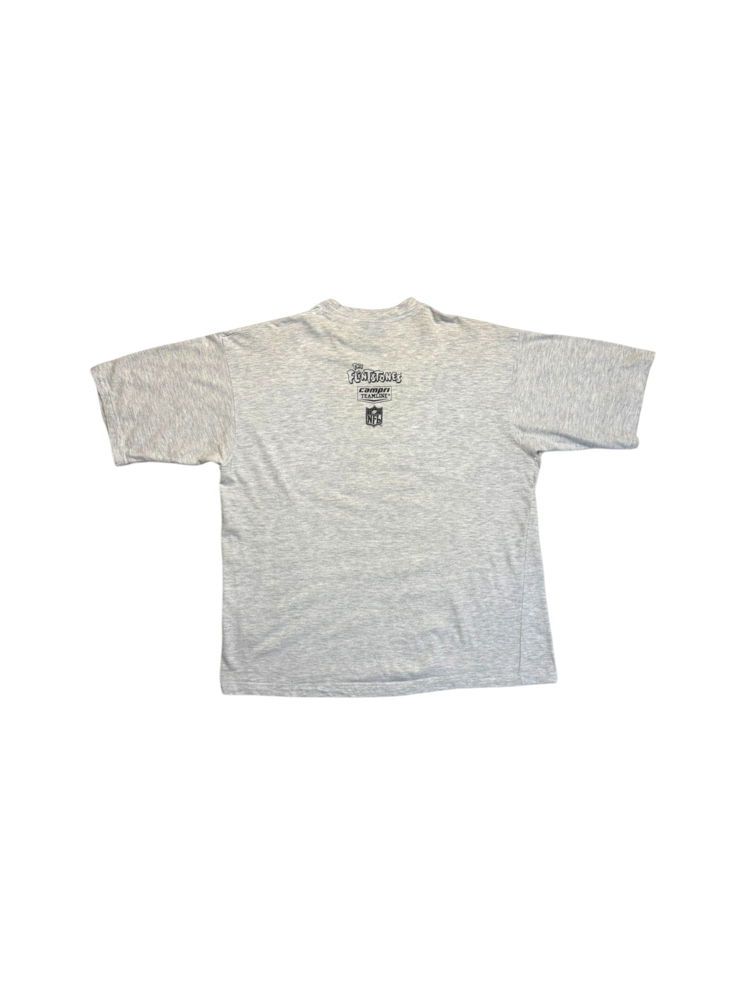 1994 Campri Teamline Shirt Flintstones x Los Angeles Raiders Grau L