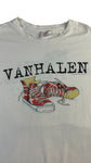Rare! Vintage Hanes Shirt 1993 Van Halen "Right here, right now"-Europe Tour Single Stitch Made In USA Weiß XL