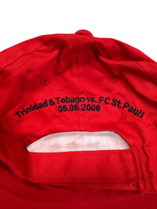 2006 Cap Trinidad & Tobago Vs. FC St. Pauli Ebay Rot One Size