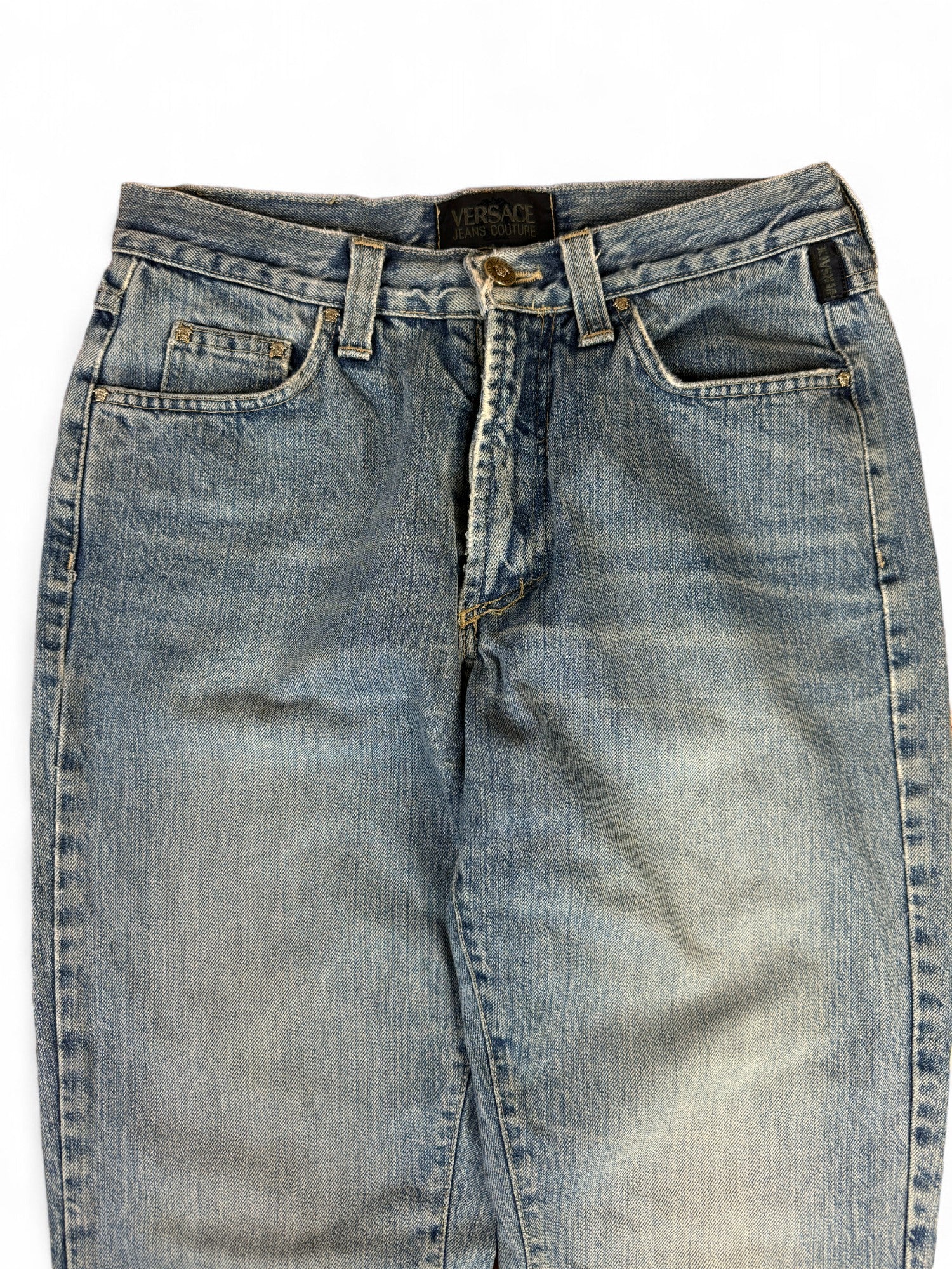 Vintage Versace Jeans Mit Medusa Details Made In Italy Blau 30/44
