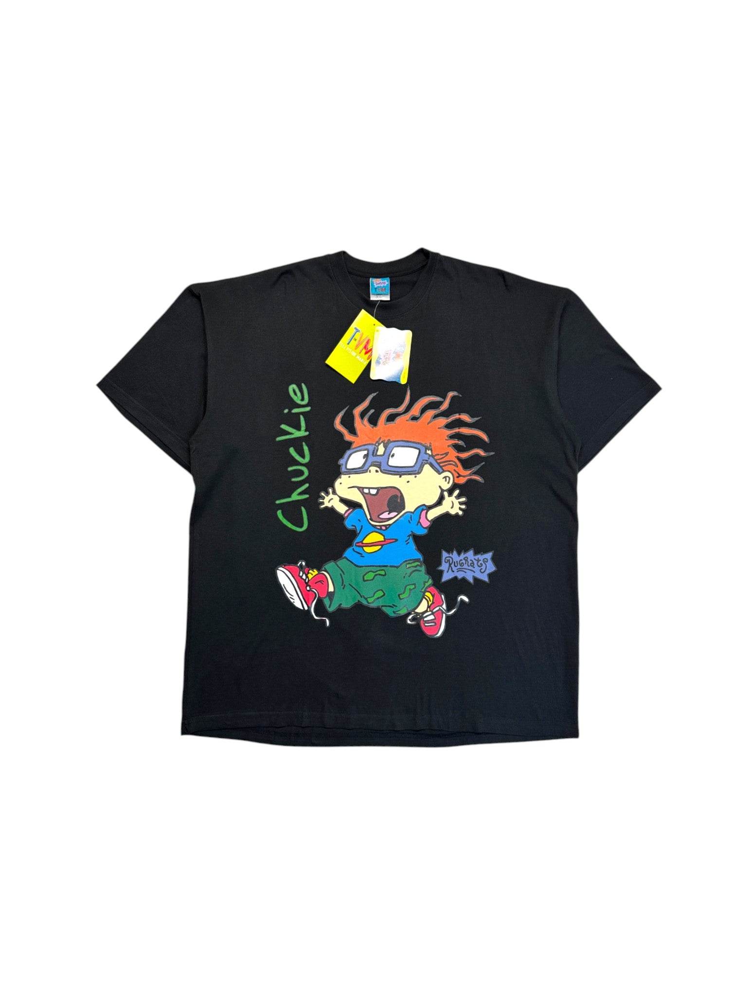 1999 TV Mania Shirt RugRats Cuckie Deadstock Schwarz XL
