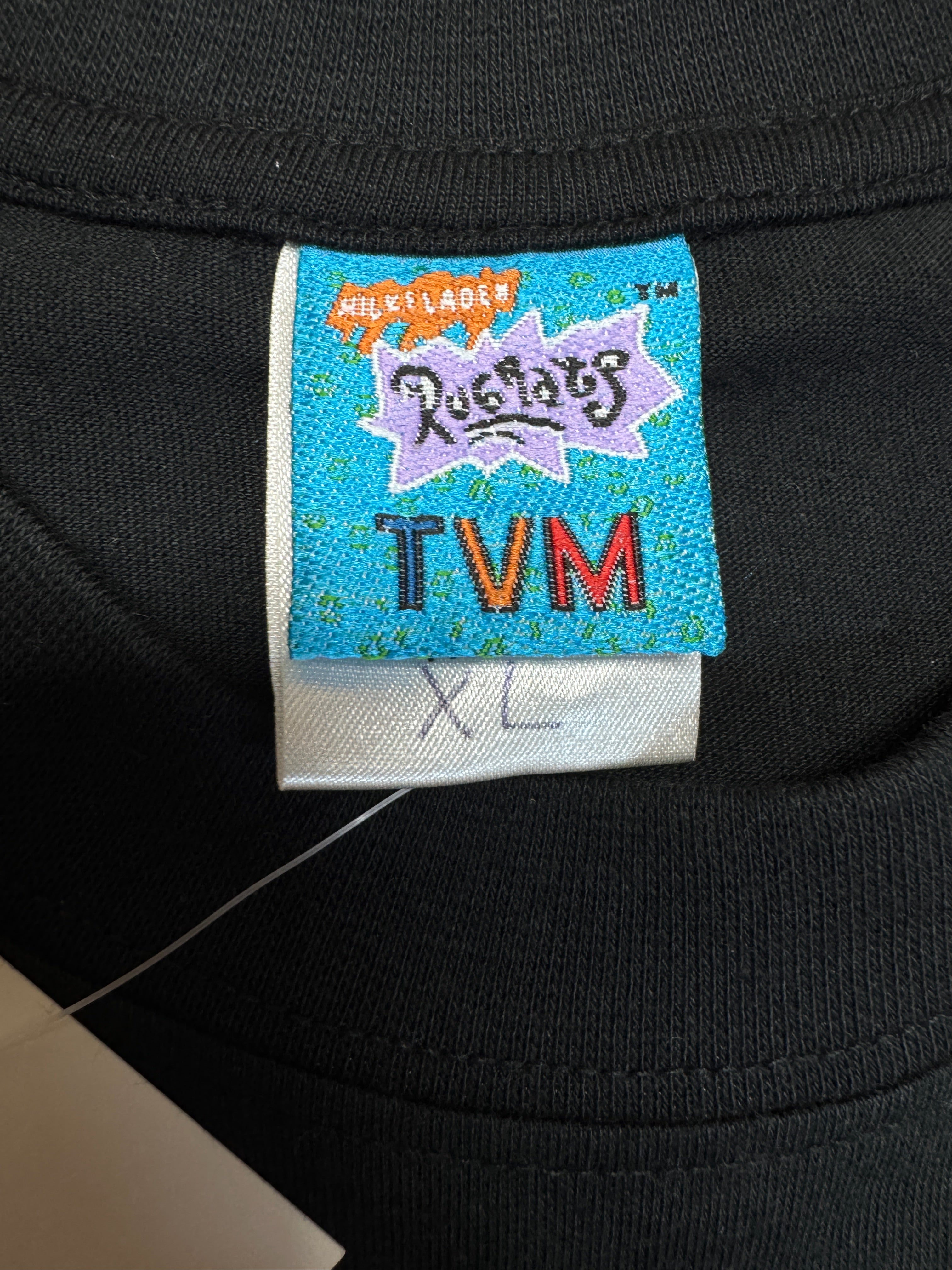 1999 TV Mania Shirt RugRats Cuckie Deadstock Schwarz XL