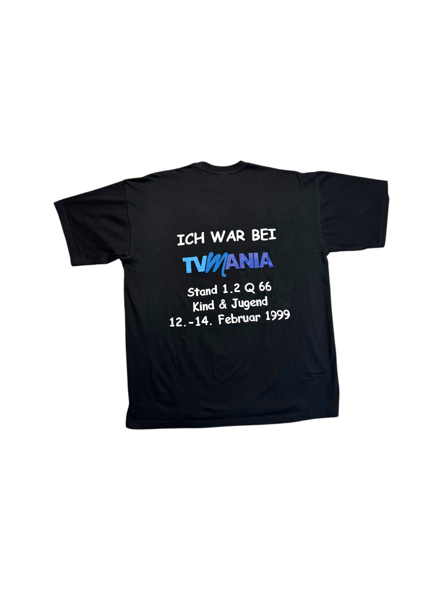 1999 TV Mania Shirt RugRats Cuckie Deadstock Schwarz XL