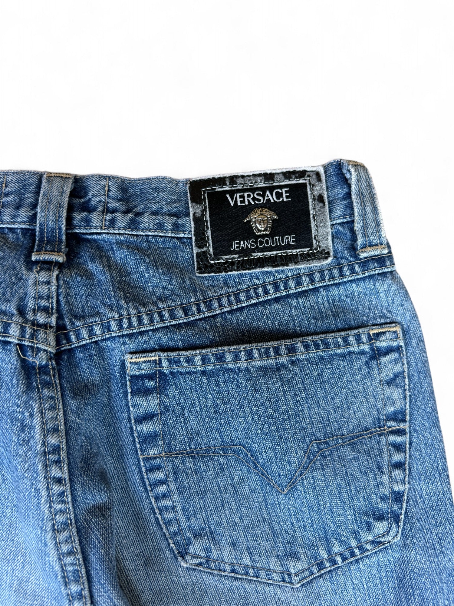 Vintage Versace Jeans Mit Medusa Details Made In Italy Blau 30/44