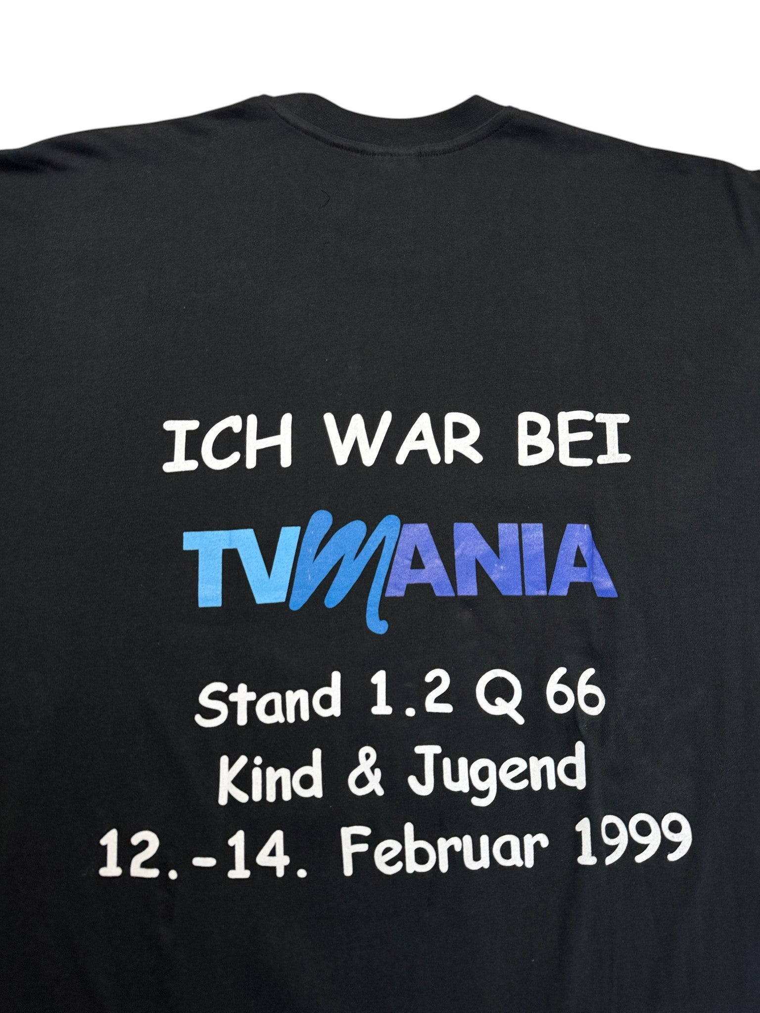 1999 TV Mania Shirt RugRats Cuckie Deadstock Schwarz