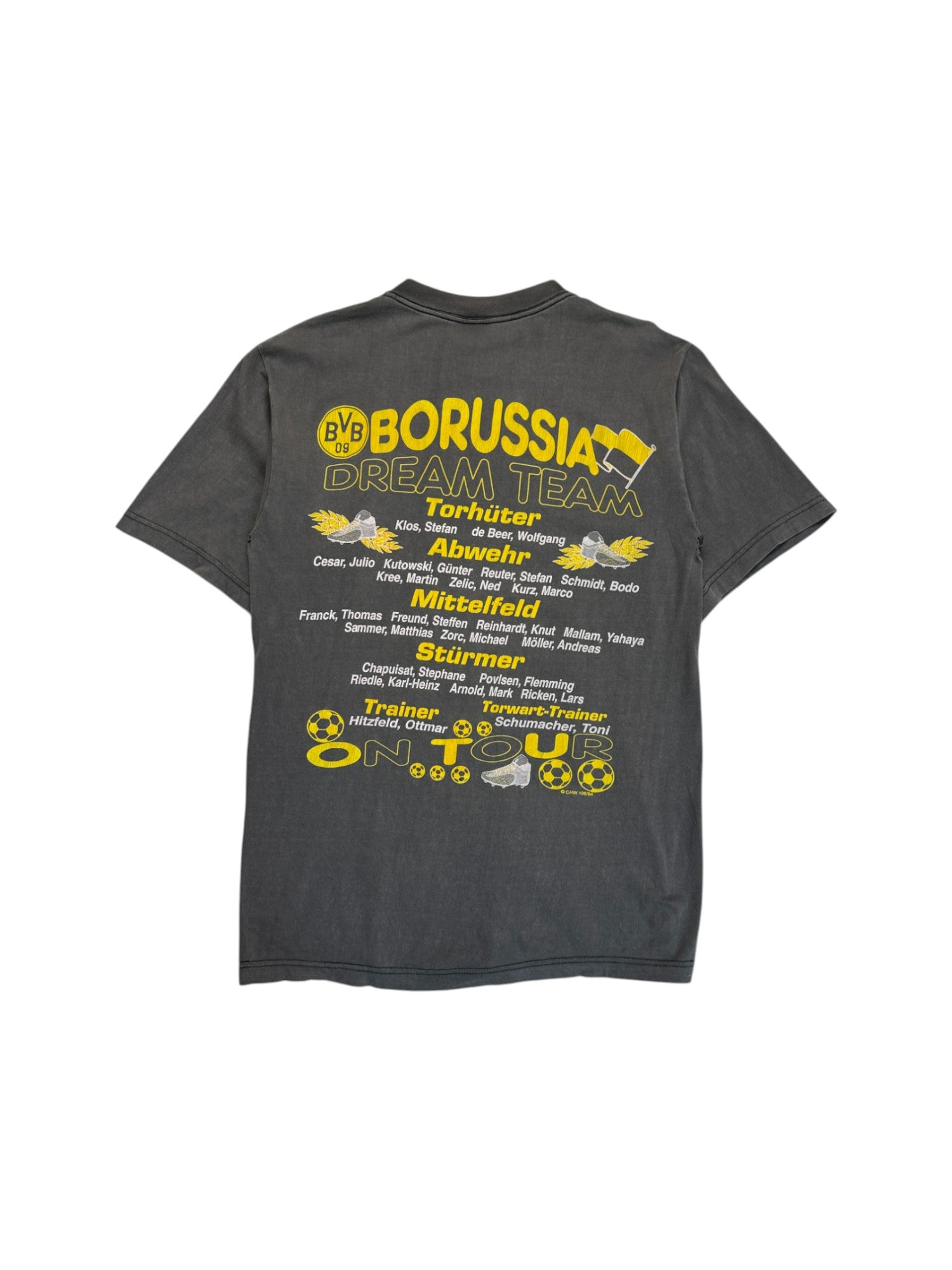 1994 BVB Dortmund Shirt Pokalsieger Grau S