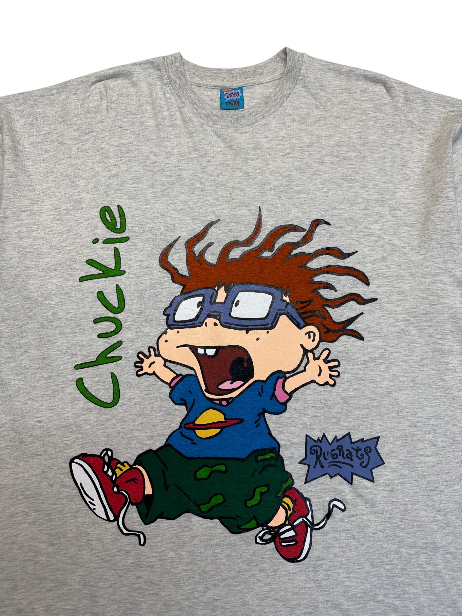 1999 TV Mania Shirt RugRats Cuckie Deadstock Grau Kids 140/146