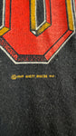 Rare! Vintage Tourshirt 1980 ACDC "Back in black-Sold out"-European Tour Single Stitch Schwarz S-M