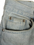 Vintage Versace Jeans Medusa Details Made In Italy Helle Waschung Blau 38/52