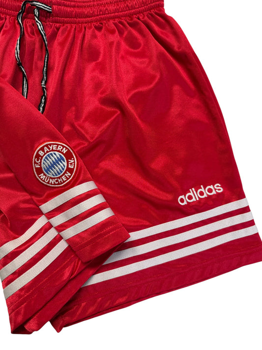 1995/96 Adidas Shorts Bayern München Rot M