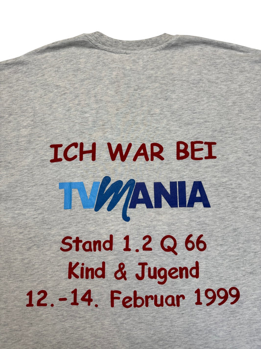 1999 TV Mania Shirt RugRats Cuckie Deadstock Grau Kids 140/146
