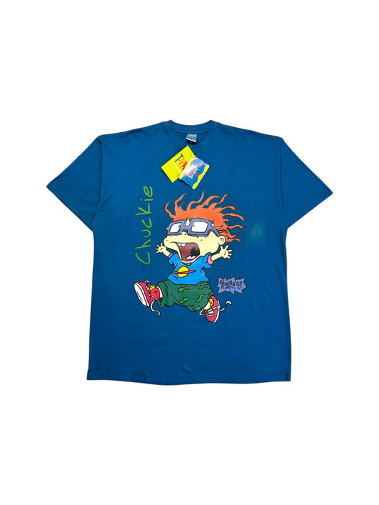 1999 TV Mania Shirt RugRats Cuckie Deadstock Blau Kids 140/146