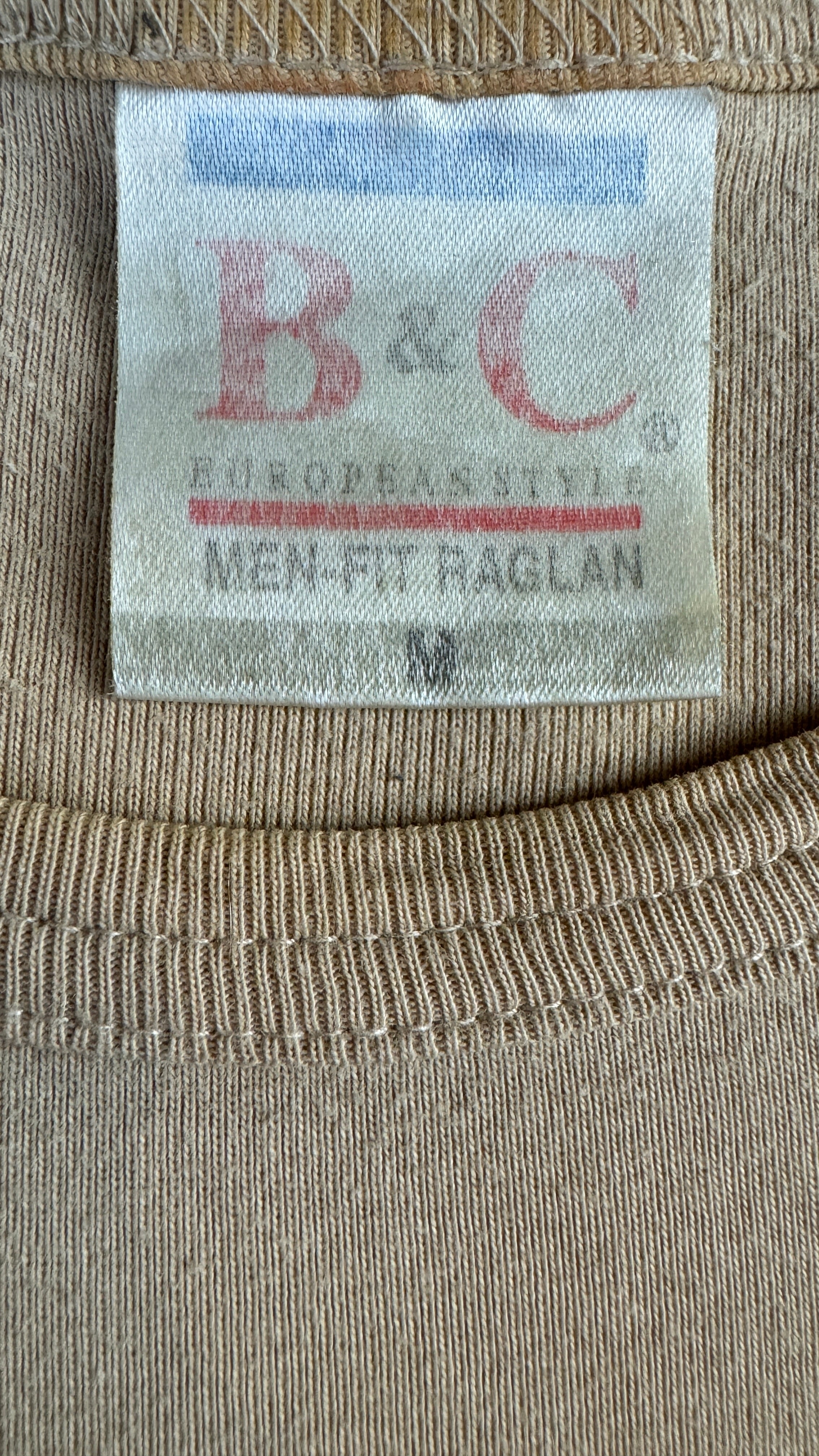 Vintage B&C Shirt 90s Rude Busters Braun Schwarz M