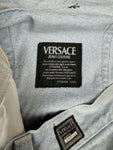 Vintage Versace Jeans Medusa Details Made In Italy Helle Waschung Blau 38/52