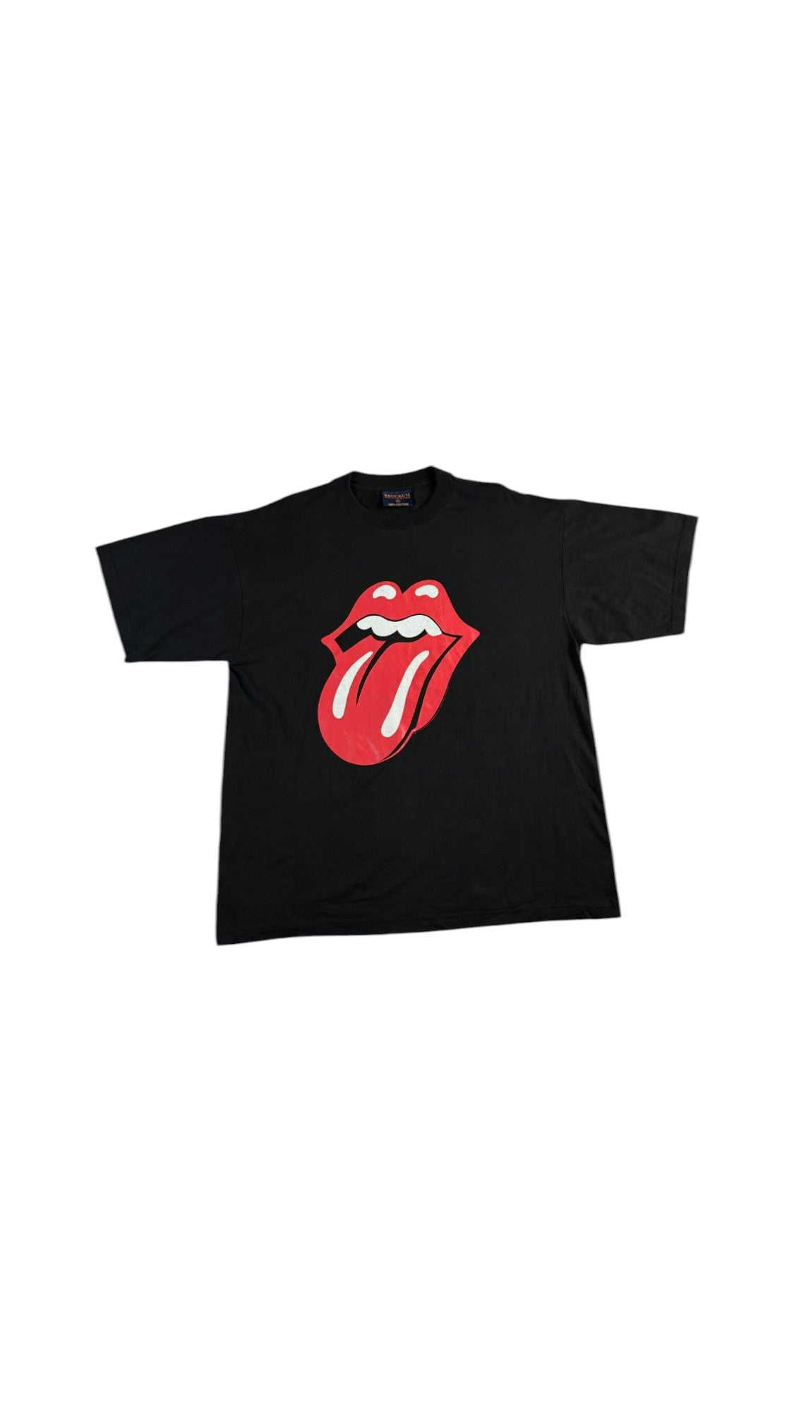 Rare! Vintage Brockum Shirt 94/95 Rolling Stones Voodoo Lounge World Tour Schwarz XL - RareRags