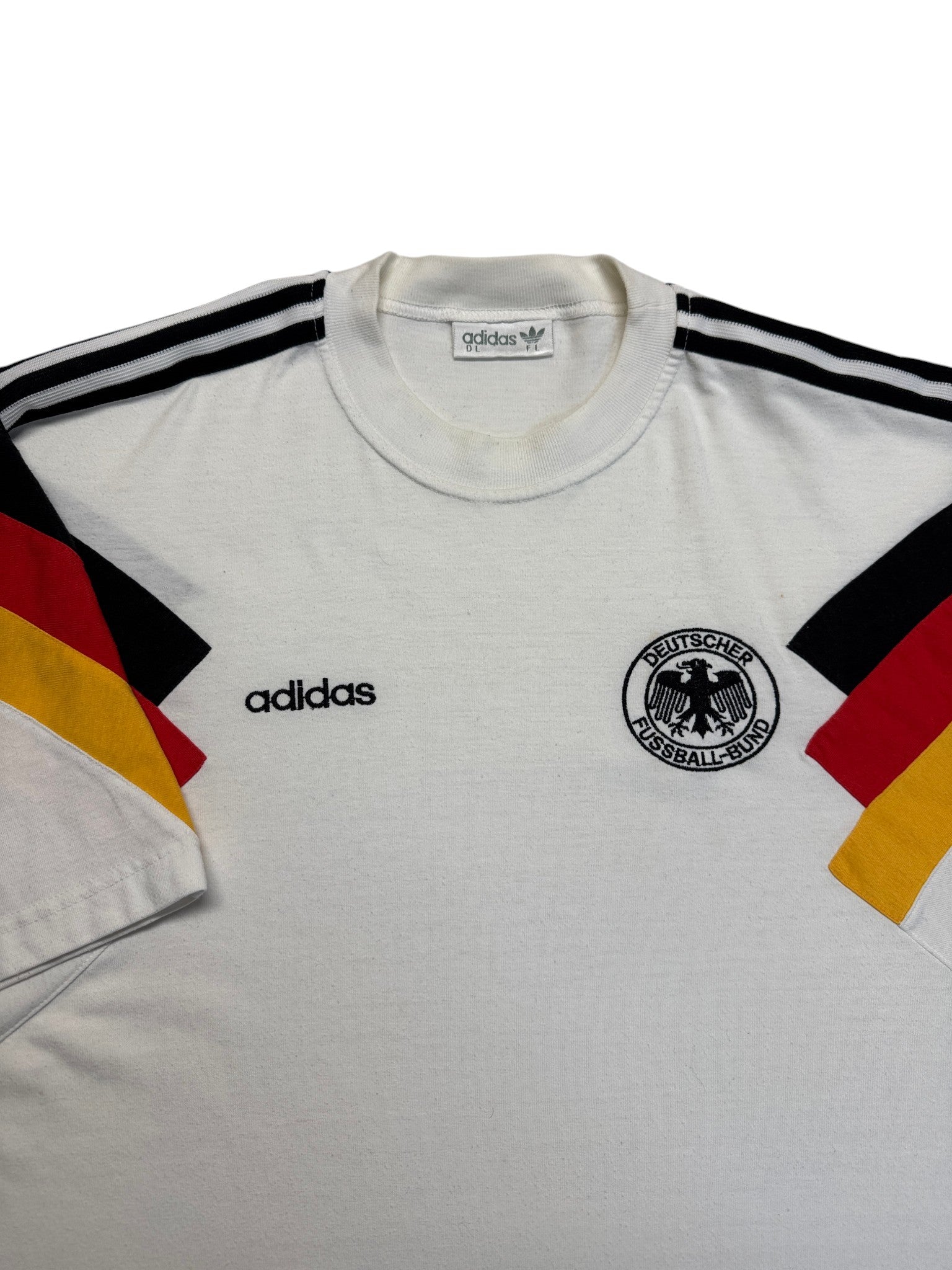 1992 Adidas Shirt DFB Made In Colombia Weiß