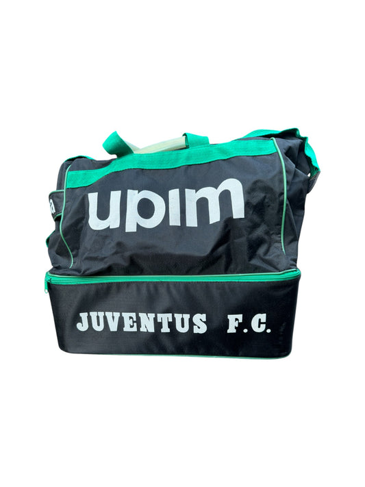 1990/1991 Kappa Tasche Juventus Upim Schwarz Grün