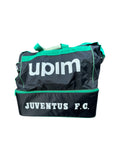 1990/1991 Kappa Tasche Juventus Upim Schwarz Grün